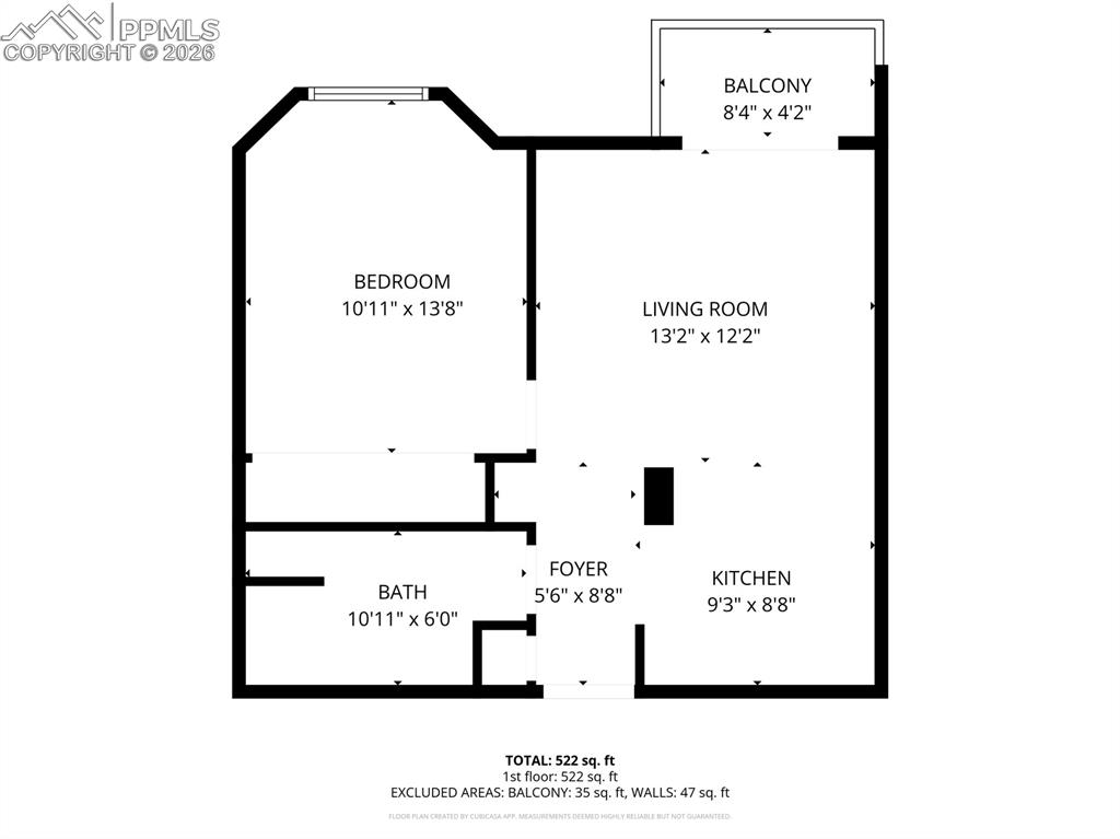 Image 7 of 17: View of floor plan / room layout