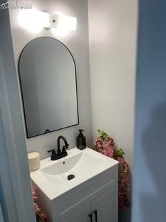 Image 6 of 30: Bathroom featuring vanity