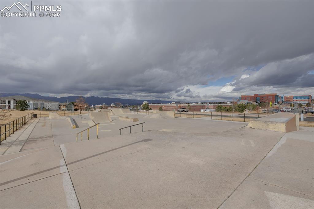 Image 31 of 40: Stone skate Park great for beginning skate boarders
