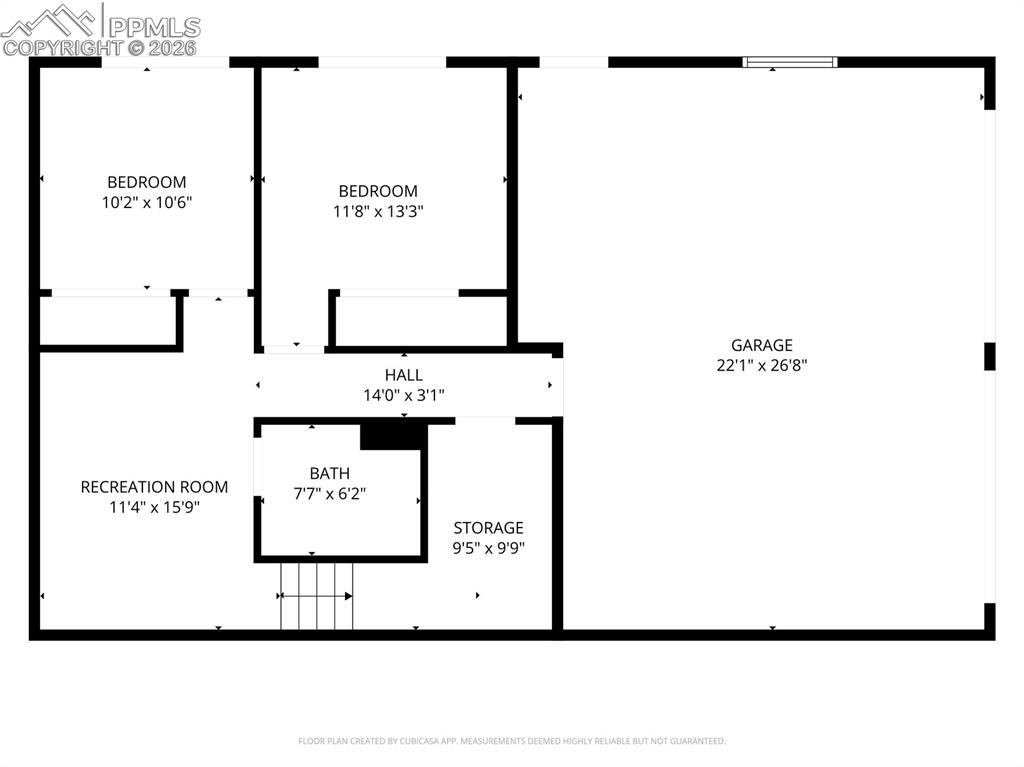 Image 42 of 44: Family room in basement