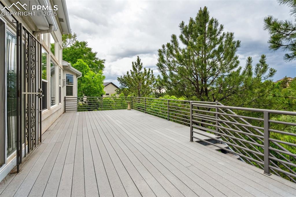 Image 49 of 49: Expansive Deck off Main Level