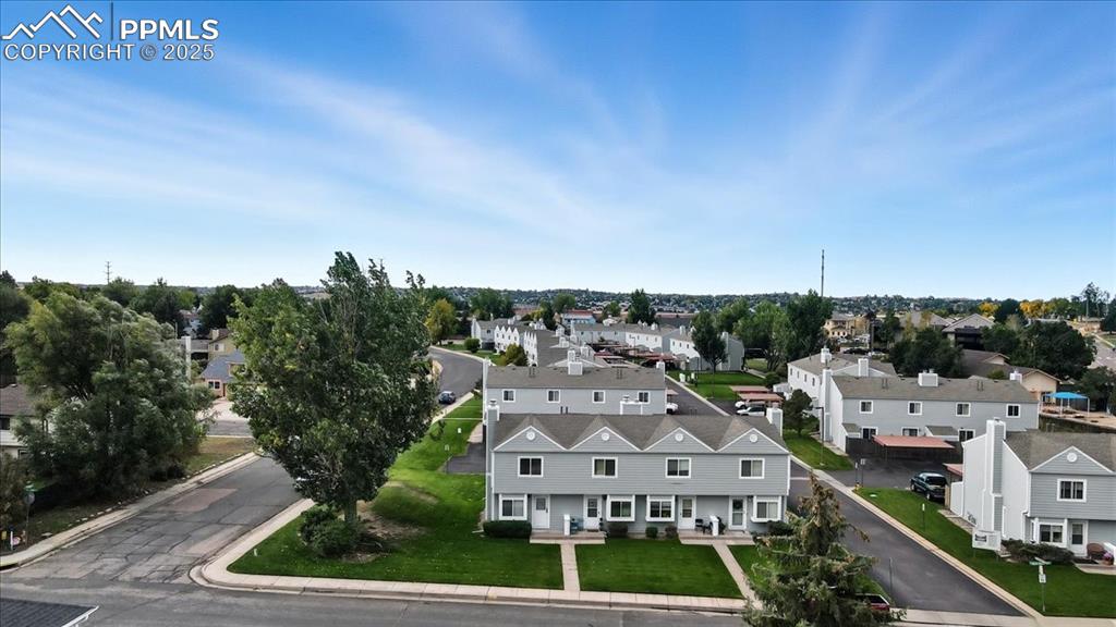Image 2 of 34: Aerial view of residential area