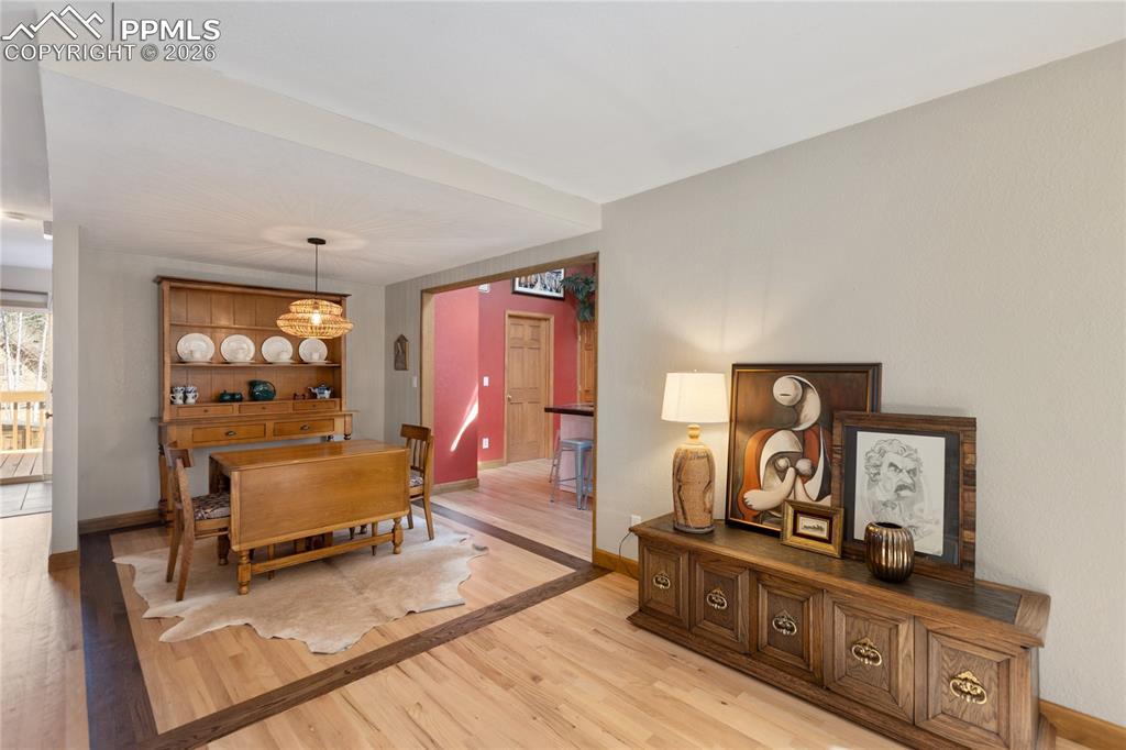 Image 13 of 50: Spacious dining area off the large kitchen