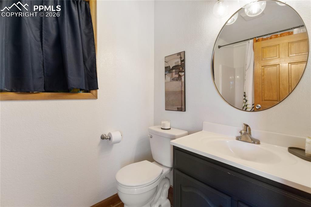 Image 28 of 50: Updated bathroom