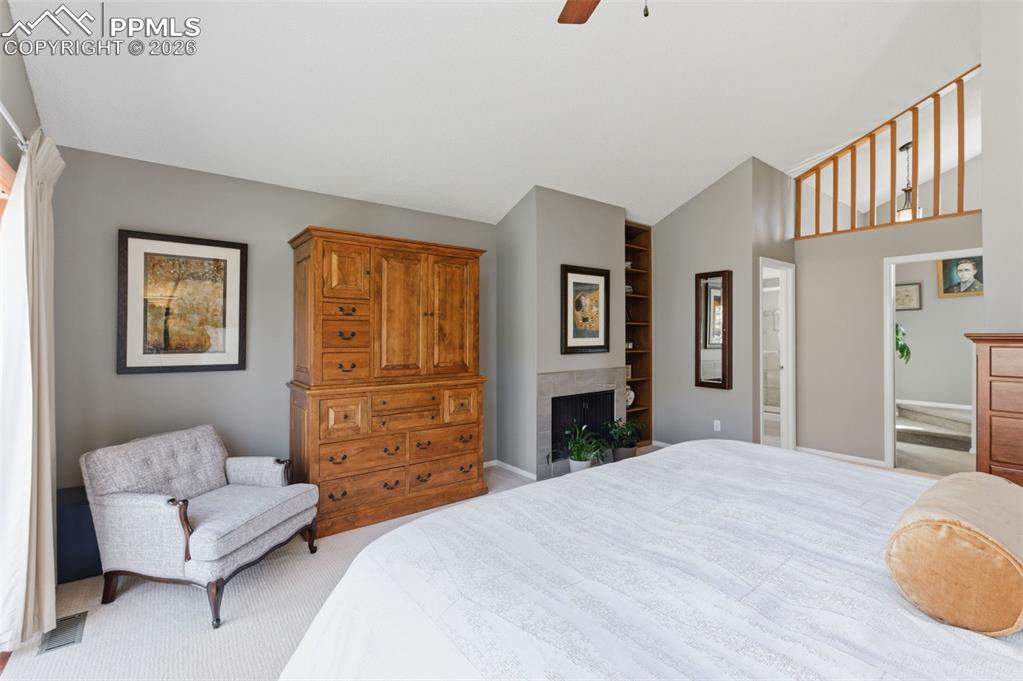 Image 19 of 50: Wood Burning Fireplace