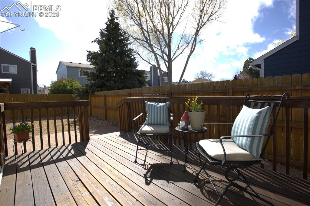 Image 11 of 26: Newly refinished deck area