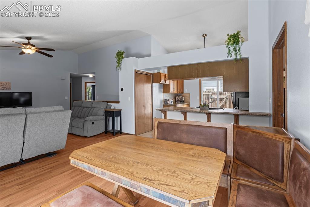 Image 9 of 26: Dining area off kitchen