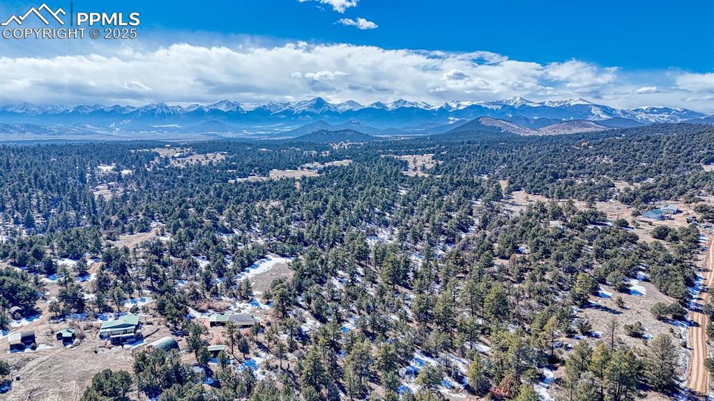 Image 8 of 15: Aerial view featuring a mountain view