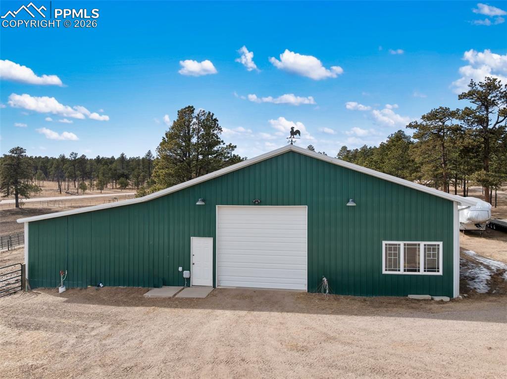 Image 37 of 50: Barn with RV hook up