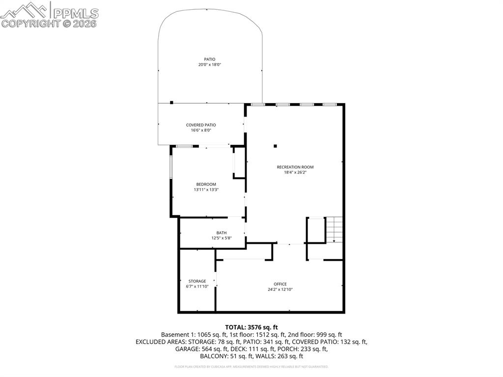 Image 45 of 50: Main House Floor Plan Basement