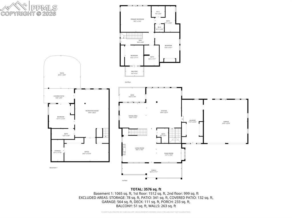Image 48 of 50: All Levels Main House Floor Plans