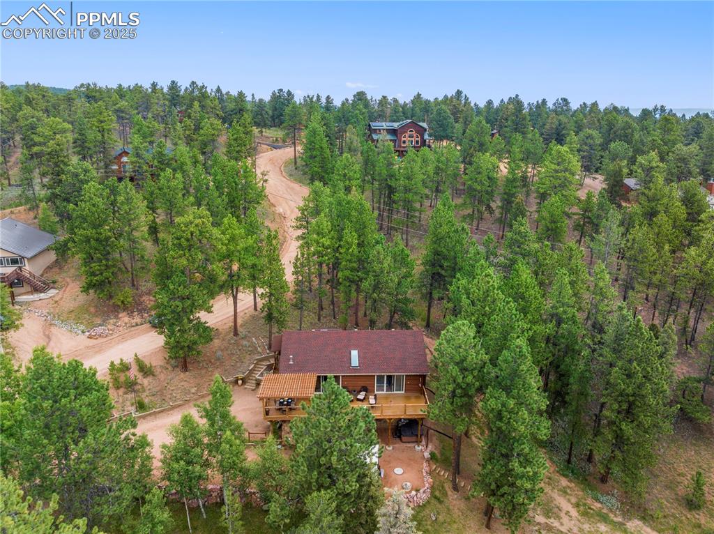 Image 42 of 46: Truly Colorado - surrounded by pine & aspen trees.  