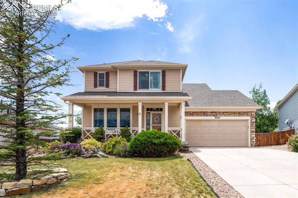 Caption: Front of Structure