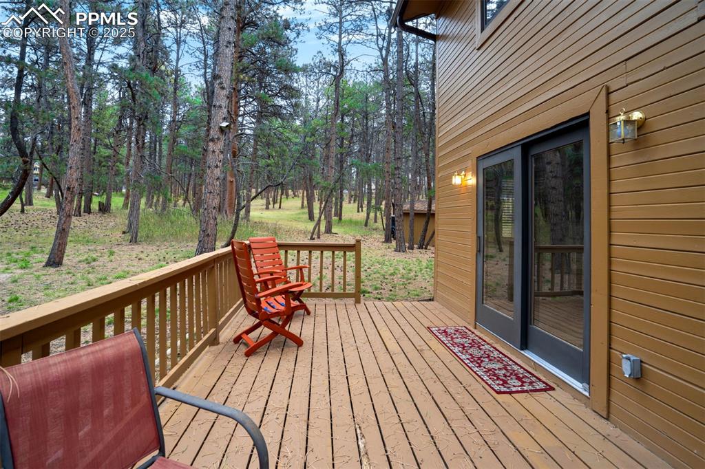 Image 10 of 48: View of wooden deck