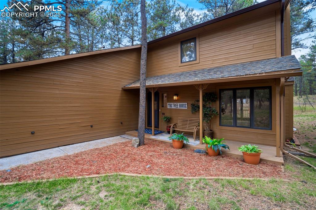 Image 3 of 48: View of front facade with roof with shingles