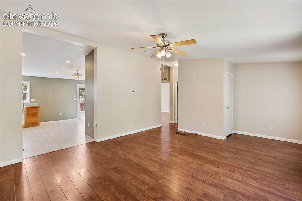 Image 4 of 22: Family Room and Kitchen
