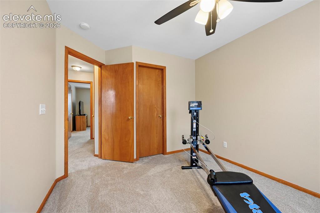 Image 32 of 32: This bedroom has a walk in closet 