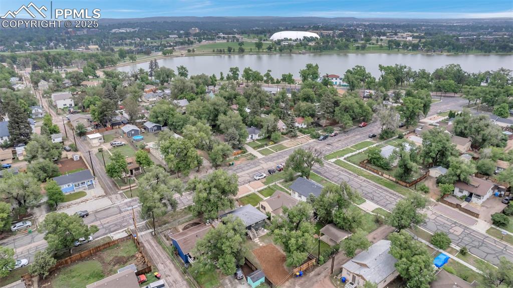 Image 32 of 35: Aerial overview of property