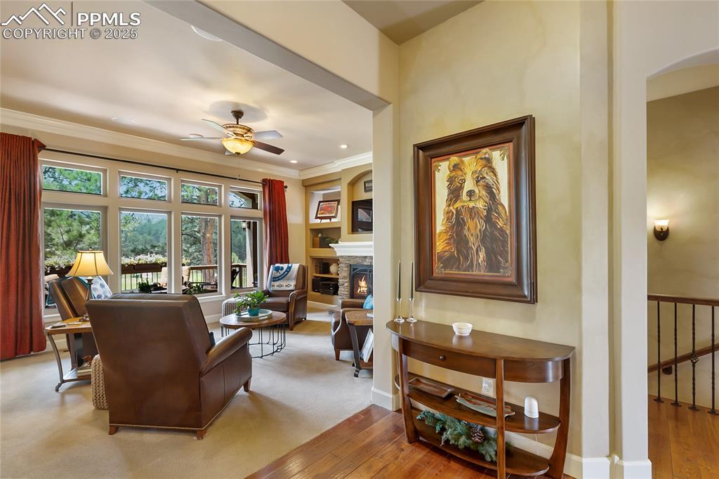 Image 8 of 45: Grand Foyer wanking into Living Room