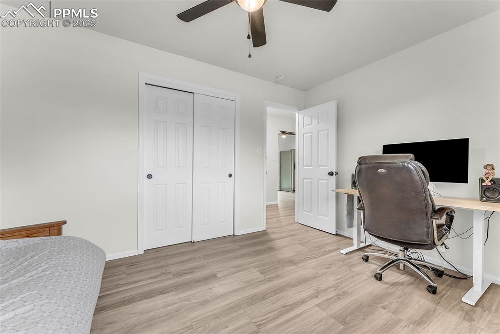 Image 15 of 38: Main Level: Bedroom #2 ; currently used as home office