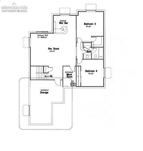 Image 39 of 39: Basement floor plan