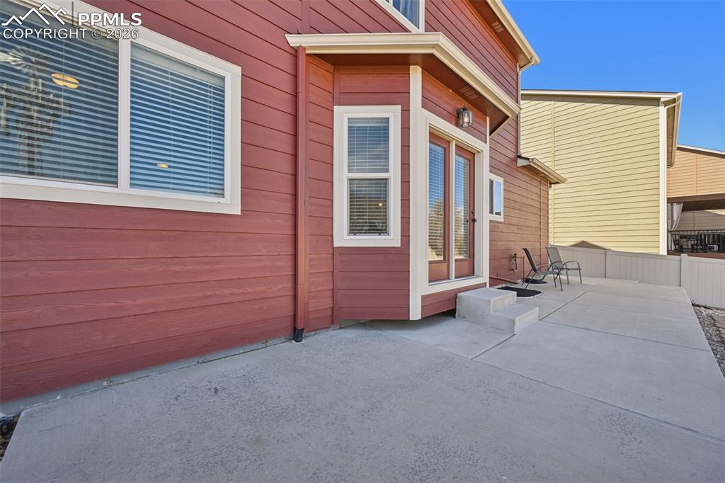 Image 36 of 41: Expanded concrete patio