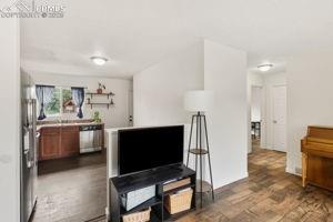Image 5 of 26: Bright eat in kitchen with all stainless steel appliances