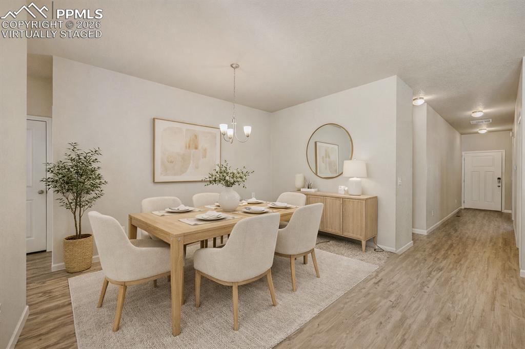 Image 6 of 33: Virtually Staged Dining Area 