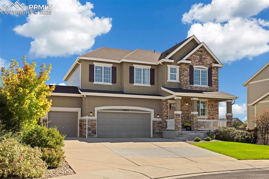 Caption: Front of Structure