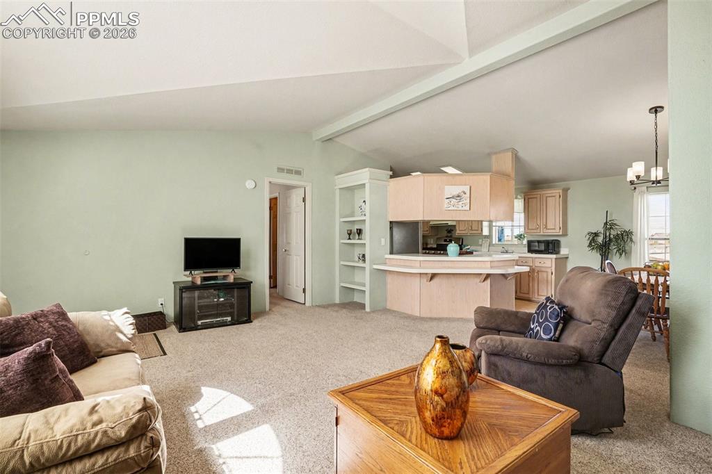 Image 7 of 27: This cozy yet open gathering space is perfect for relaxing evenings, entert