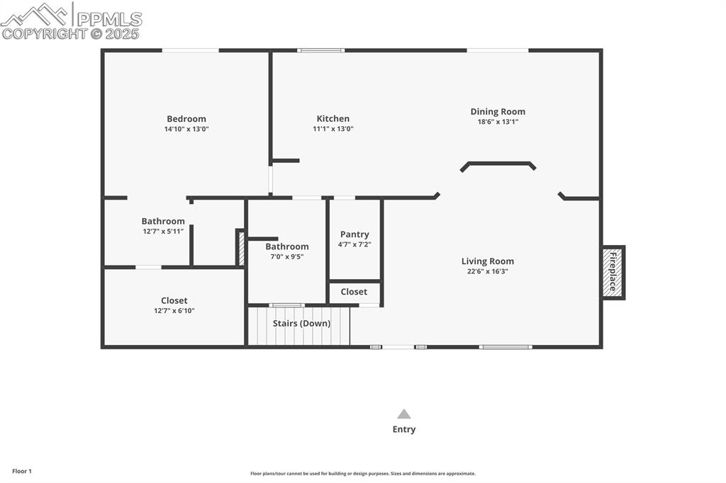 Image 35 of 36: View of floor plan / room layout