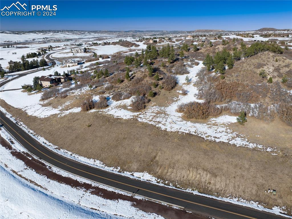 Image 21 of 21: View of snowy aerial view