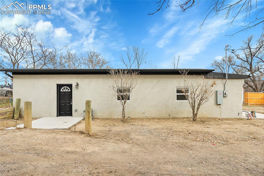 Caption: Back of Structure