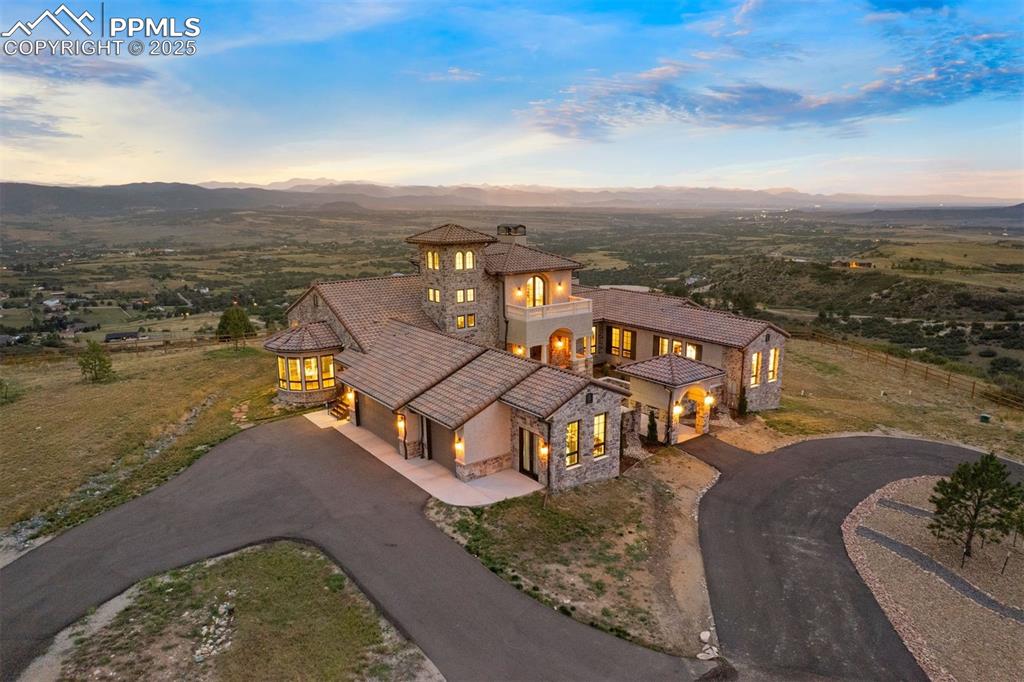 Image 31 of 36: Private location set against a peaceful ridgeline.