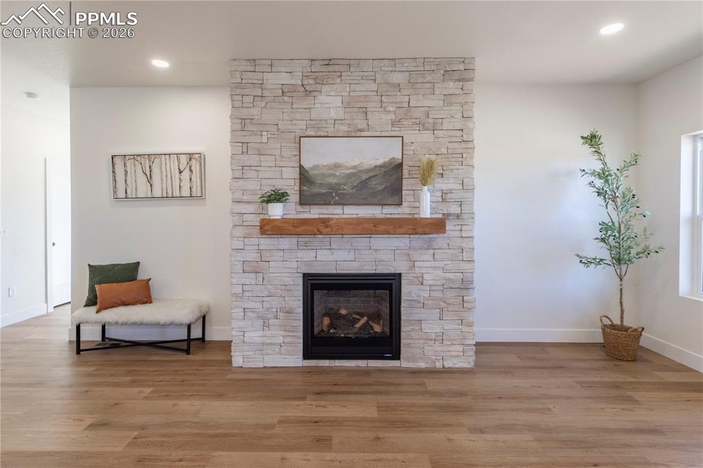 Image 6 of 30: Fireplace