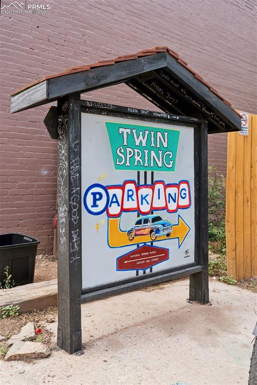 Image 42 of 48: Twin Spring Parking is at and across from the well drilled in the 1920s by