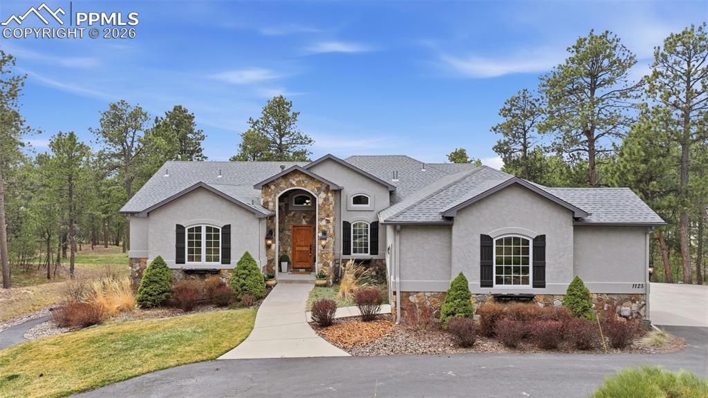 Caption: Front of Structure