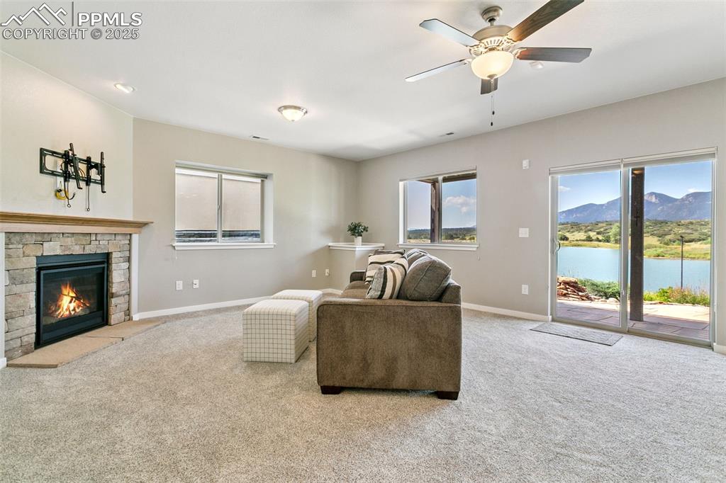 Image 33 of 50: Sprawling Family Room for Family Fun
