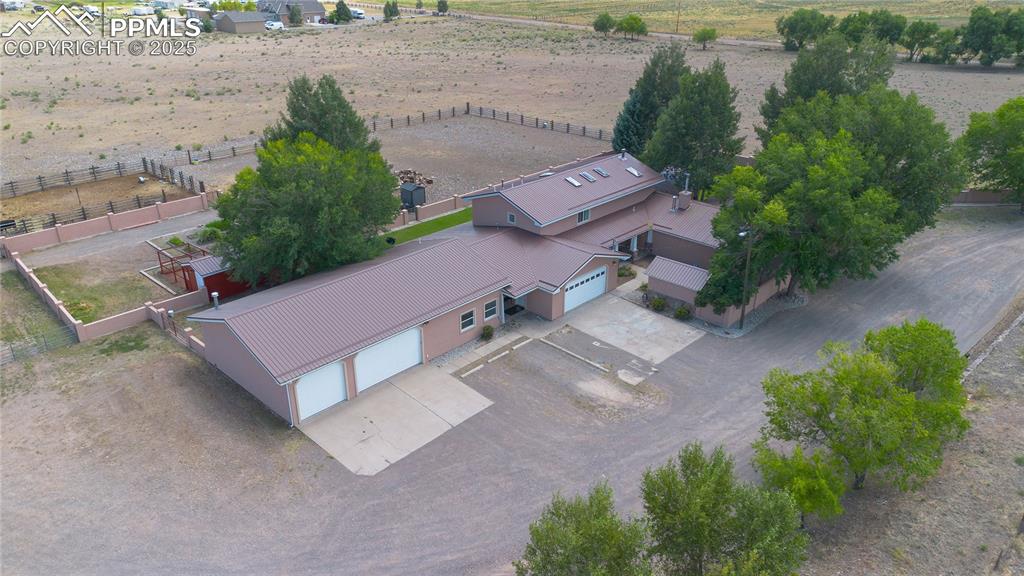 Image 7 of 50: Aerial view of sparsely populated area