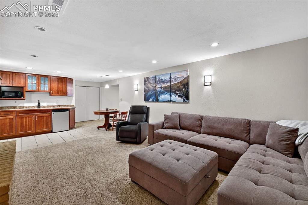 Image 35 of 50: Basement Rec Space