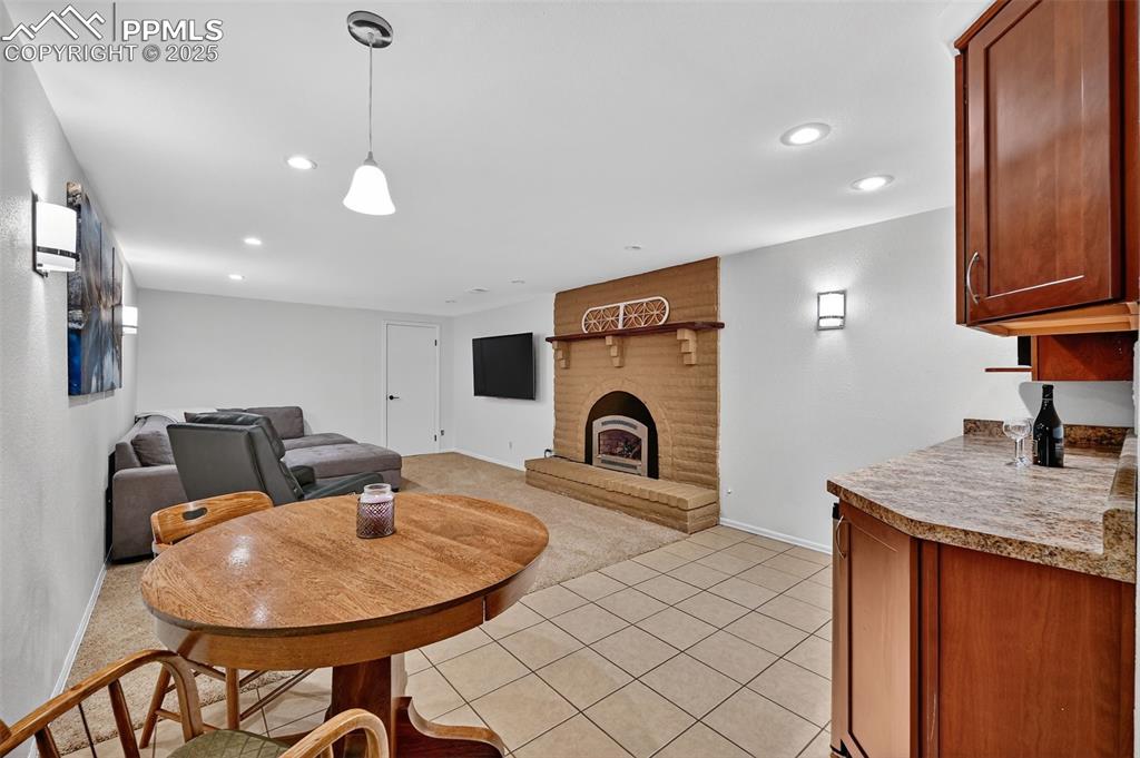 Image 36 of 50: Large Rec/Living space in the basement 