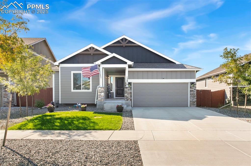 Caption: Front of Home