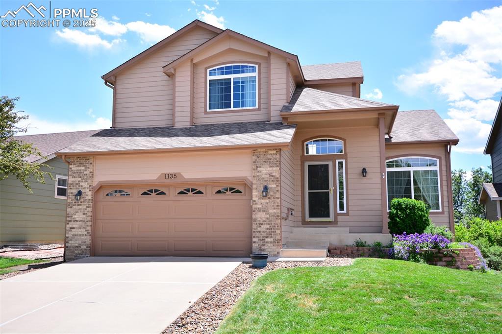 Caption: Front of home