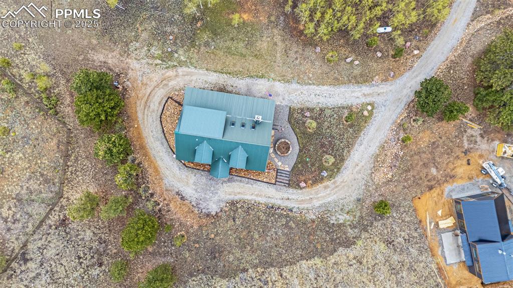 Image 43 of 45: Aerial view of property and surrounding area