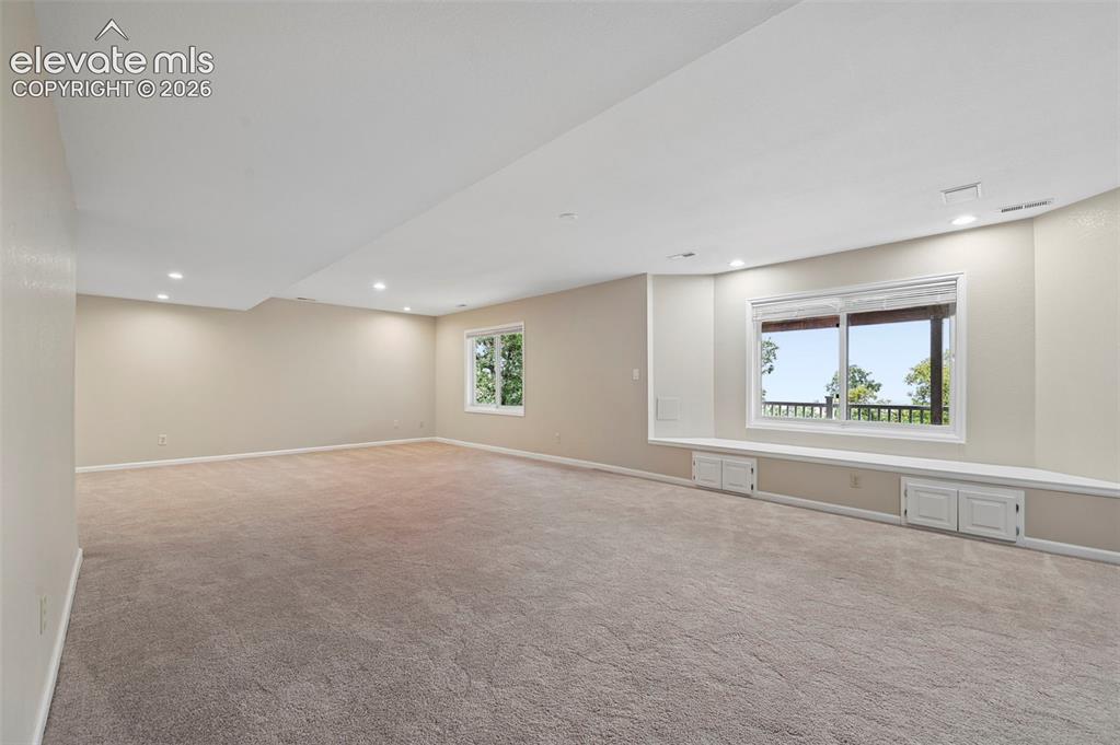Image 34 of 45: Large walkout basement 