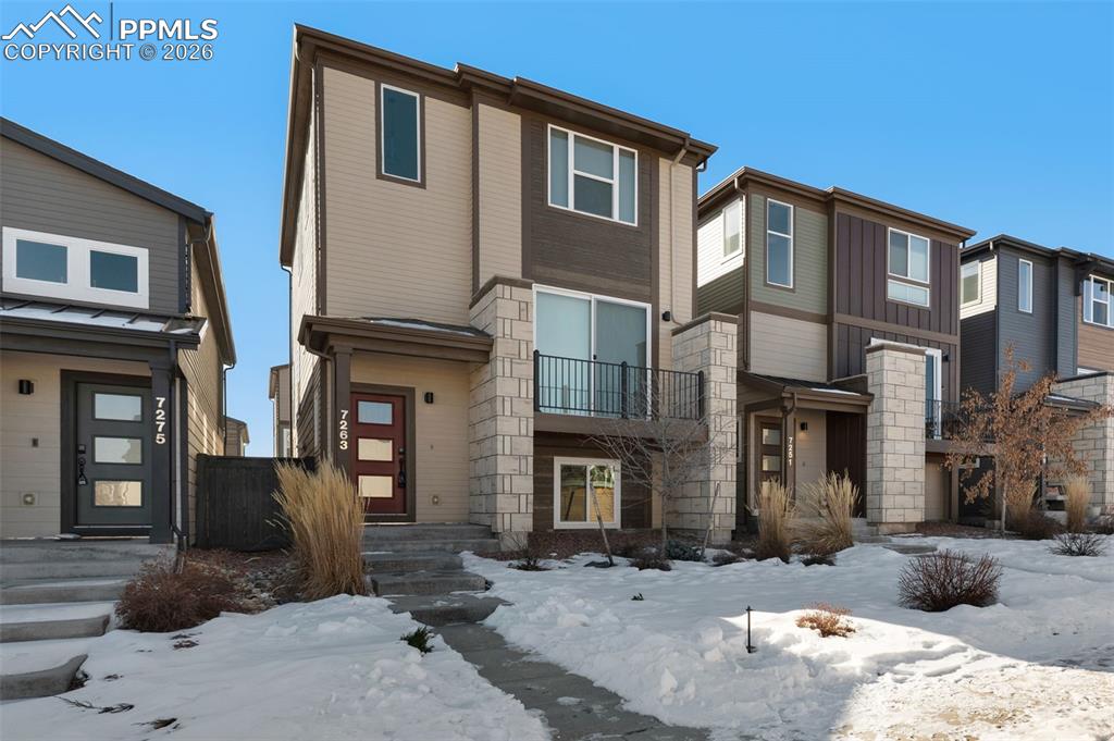 Caption: Front of Structure