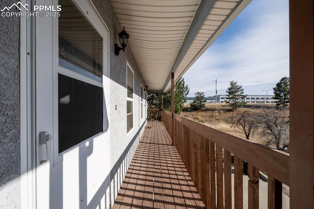 Image 4 of 37: The building faces open space with no neighbors in front of you to block th