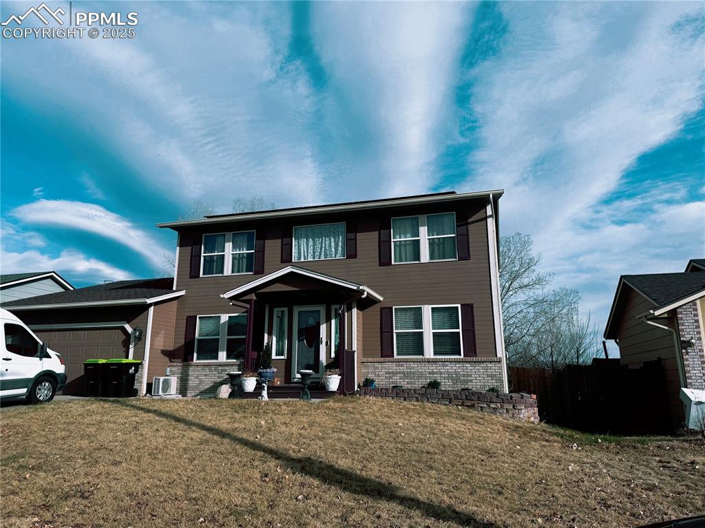 Caption: Front of Structure