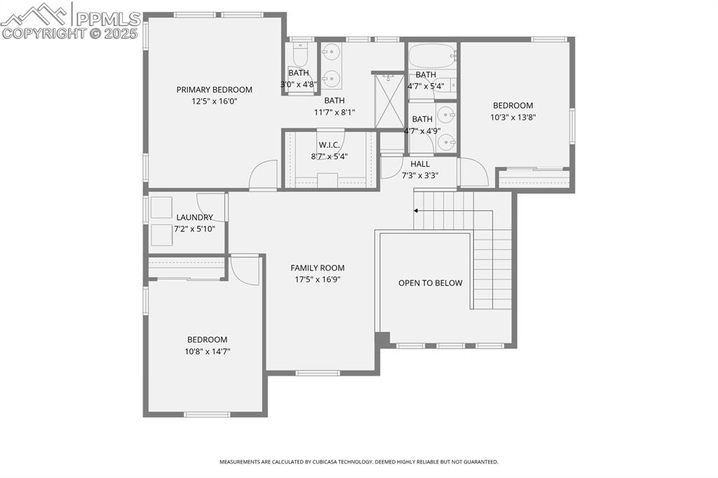 Image 32 of 32: Upper Floor Plan