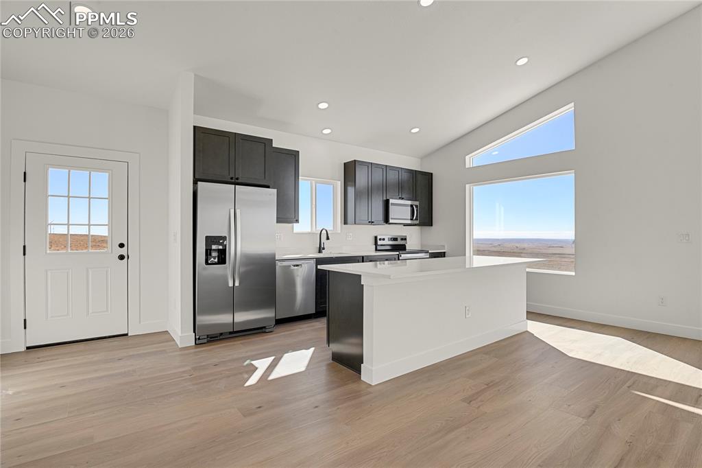 Image 2 of 29: This image shows the same model with alternate finishes. Actual home is cur